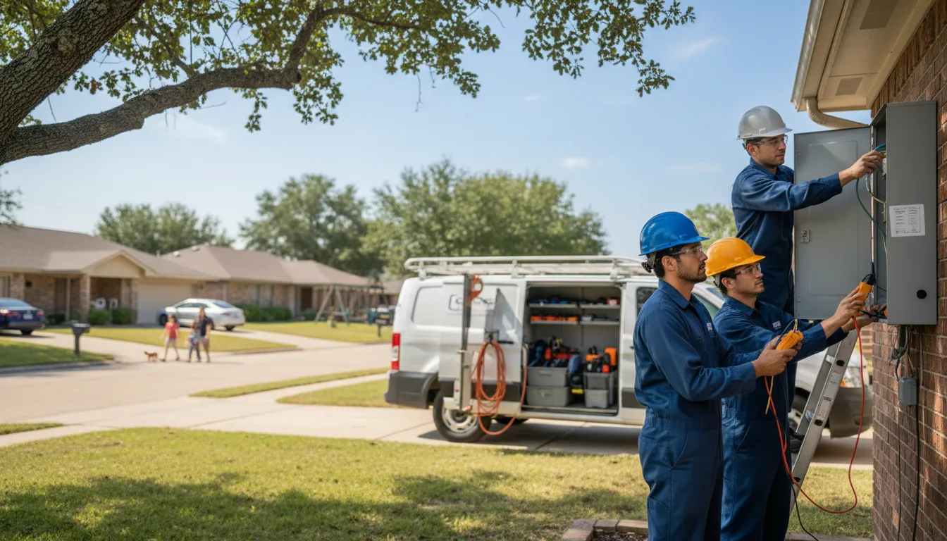 Certified electrician providing emergency electrical services in Java Village, NY